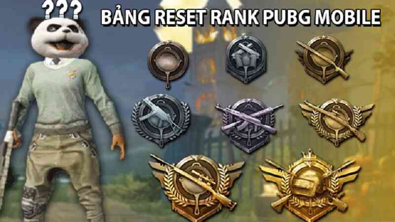 Lịch Reset rank PUBG Mobile 