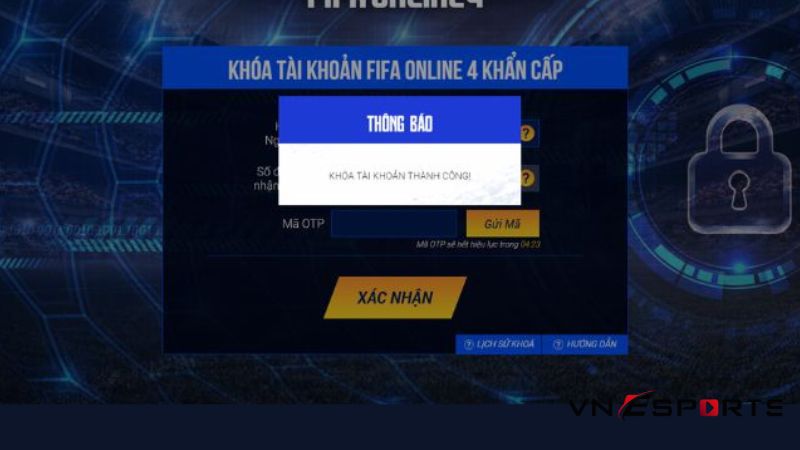 Các bước xóa tài khoản FIFA Online 4