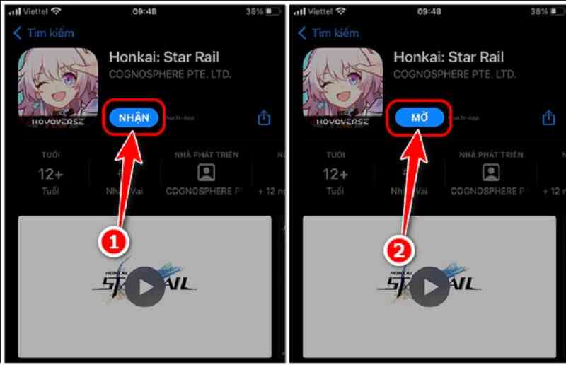Cách tải Honkai Star Rail trên điện thoại hệ điều hành iOS