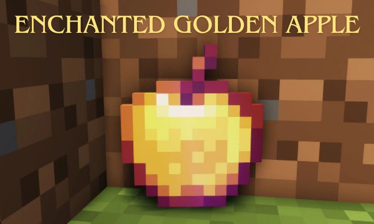 Công dụng hữu ích của táo vàng phù phép Minecraft