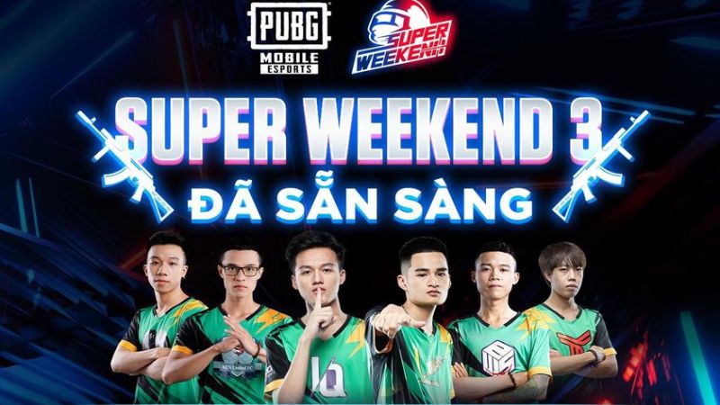 Các giải đấu PUBG Mobile Super Weekend 2023