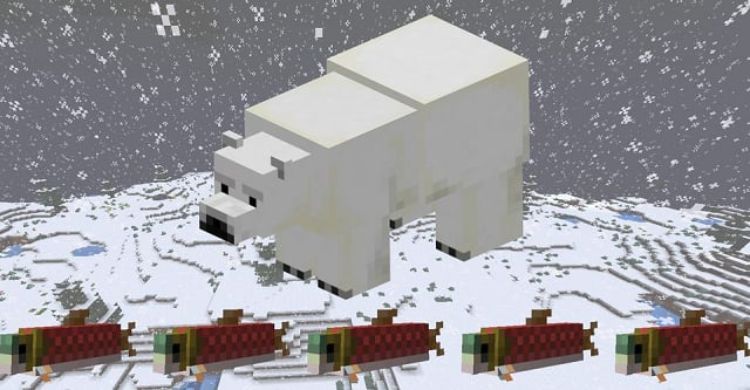 Lý giải gấu Bắc Cực trong Minecraft ăn gì cho game thủ