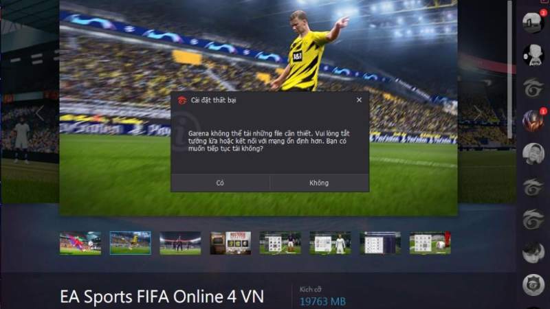 Nguyên nhân bị lỗi FIFA online 4 directx 11