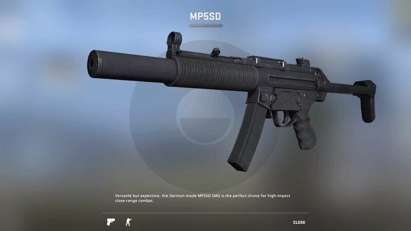 Súng MP5-SD không được nhiều người chơi yêu thích