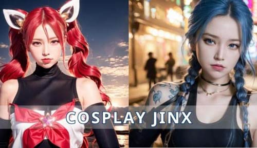  Bùng nổ màn cosplay Jinx sống động đến từ các nữ coser xinh đẹp