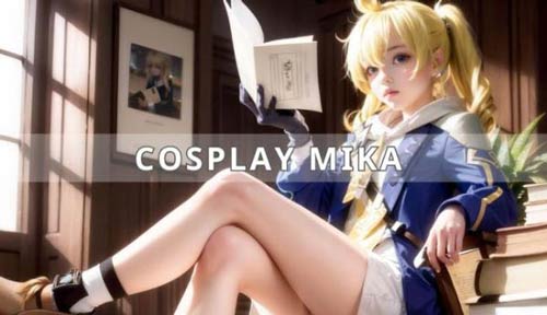 Mika cosplay phiên bản nữ tạo từ AI với nét đẹp nhí nhảnh siêu cưng